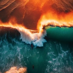 Gana un concurso de foto con una imagen de surf creada con inteligencia artificial