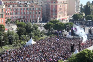 La Fan Zone de Niza. 