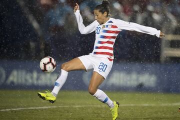 Con Utah Royals sólo logró hacer 2 anotaciones durante la temporada 2018 y con su selección sigue luchando por ser de las regulares con Jill Ellis.