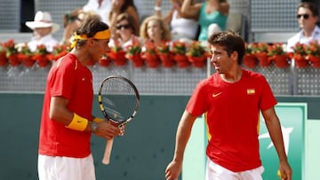 Nadal, con Marc L¨®pez, vuelve al dobles tres a?os despu¨¦s