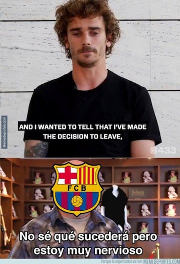 Los memes de la salida de Griezmann del Atleti