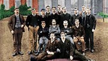 EL REFERENTE DE BECKHAM. El Preston North End, cuya plantilla en la temporada 1888-89 aparece a la derecha, es el modelo a seguir por Beckham. Esa campaña, logró la Premier invicto.