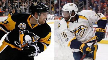 Pittsburgh Penguins y Nashville Predators, una final de opuestos