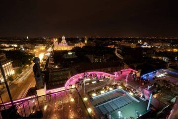 La vista desde la azotea del Círculo de Bellas Artes de Madrid