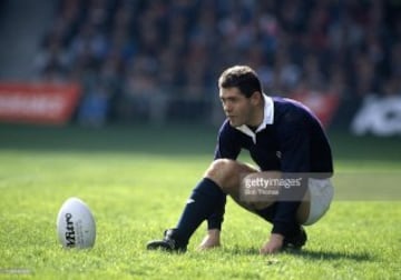 Gavin Hastings as part of the Scotland rugby union team played an important role in a memorable Six Nations Grand Slam decider against England in 1990.