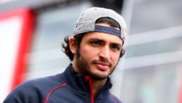 Sainz acabó contrariado en Hungaroring.