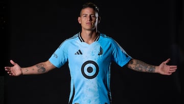 James Rodríguez, volante colombiano del Minnesota United