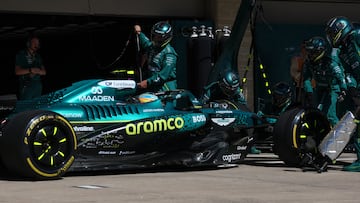 Fernando Alonso (Aston Martin AMR25). Austin, Estados Unidos. F1 2025.