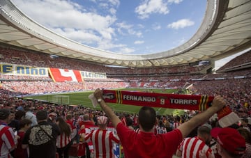 Estadio del Atlético de Madrid. Albergará la final el 1 de junio de 2019.