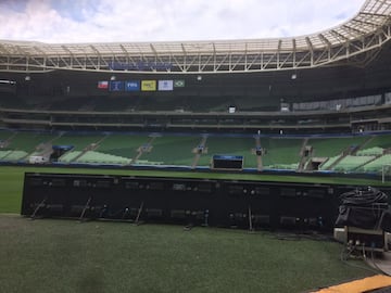 El Allianz Parque es la casa del Palmeiras. Aquí jugará Chile frente a Brasil.