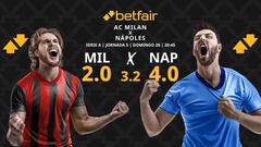 AC Milan vs. SSC Napoli: horario, dónde ver, pronósticos y clasificación