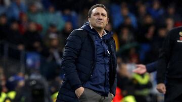 Eusebio Sacristán, entrenador de la Real Sociedad