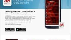 AS lanza la App Copa América'15
