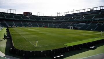 Soccer Football - La Liga Santander - Elche v FC Barcelona - Estadio Manuel Martinez Valero, Elche, Spain - January 24, 2021 General view inside the stadium before the match REUTERS/Pablo Morano