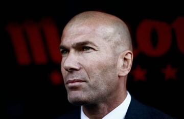 Real Madrid's French coach Zinedine Zidane