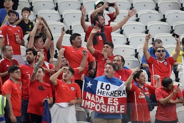 Las postales que dejó la previa del duelo Chile-Colombia