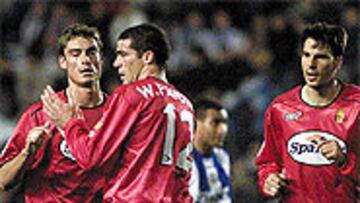 <B>YA MARCÓ AL DEPOR EN A CORUÑA EN LIGA</B>. La de hoy es la segunda visita de Pandiani a Riazor en esta temporada. En la primera, Pandiani marcó el 1-1 y no lo celebró. Riazor le ovacionó.