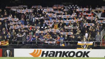 El Valencia anuncia las medidas para controlar la Grada Joven