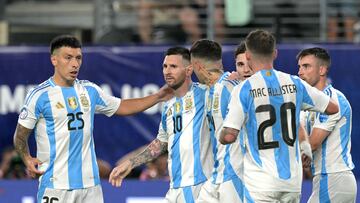 Argentina es la última selección en vencer a Colombia