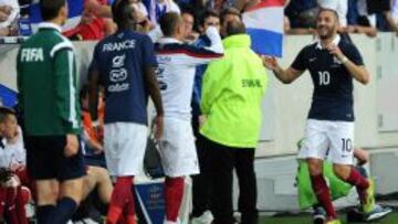 Benzema hizo doblete y dio dos asistencias ante Jamaica.