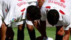 Luis Fabiano sabrá hoy si jugará contra el Barça