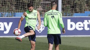 Borja Mayoral ha debutado esta tarde ante el Espanyol.