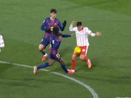 16/02/26 CAPTURA DE TELEVISION
PARTIDO PRIMERA DIVISION JORNADA 24
GIRONA - BARCELONA
ANALISIS EXARBITRO ITURRALDE GONZALEZ
PISOTON DE ECHEVERRI A JULES KOUNDE