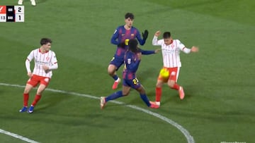 16/02/26 CAPTURA DE TELEVISION
PARTIDO PRIMERA DIVISION JORNADA 24
GIRONA - BARCELONA
ANALISIS EXARBITRO ITURRALDE GONZALEZ
PISOTON DE ECHEVERRI A JULES KOUNDE