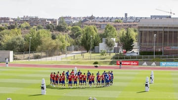 Entrenamiento de la Selección.