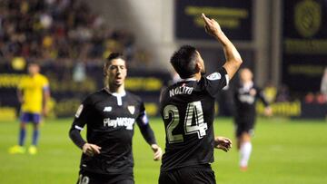 Nolito celebra su gol.