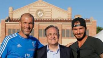 Primer entrenamiento blanco en UCLA con Beckham como testigo