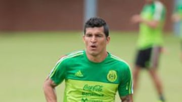 Francisco 'Maza' Rodríguez en el entrenamiento del Tri