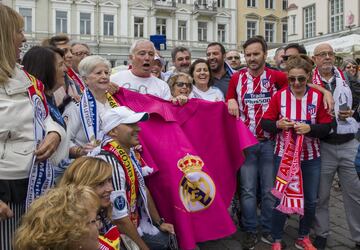 Ambiente previo en Tallín antes de la final de la Supercopa