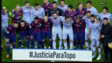 Barcelona y Atlético piden 'Justicia para el Topo López'