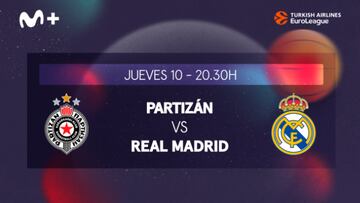 Dnde ver el Real Madrid Partizn de la Euroliga