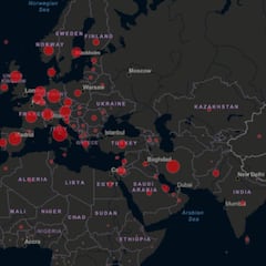 Mapa del coronavirus en el mundo, en tiempo real hoy, 27 de marzo: casos y muertos