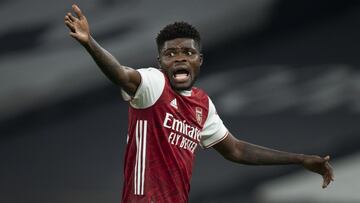Thomas Partey, con el Arsenal.