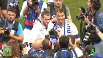 Cristiano en busca de Bale: el detallazo del '7' en la celebración