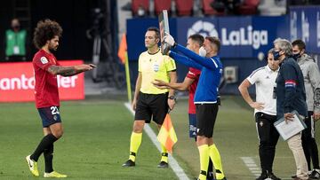 Aridane sufre un esguince en su rodilla izquierda