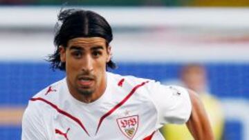 Sami Khedira durante su etapa en el Stuttgart.