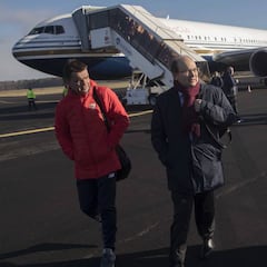 El Sevilla aterriza con menos frío del esperado en Maribor