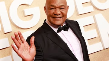 Retired pro-boxer George Foreman arrives for the world premiere of "Big George Foreman: The Miraculous Story of the Once and Future Heavyweight Champion of the World," at Regal LA Live in Los Angeles, California, on April 26, 2023. Former heavyweight boxing champion George Foreman, who fought an iconic battle with Muhammad Ali before later reclaiming the title two decades later, died March 21 aged 76, his family announced in a statement.
"With profound sorrow, we announce the passing of our beloved George Edward Foreman Sr, who peacefully departed on March 21, 2025, surrounded by loved ones," the statement said. (Photo by Michael Tran / AFP) / ALTERNATE CROP
