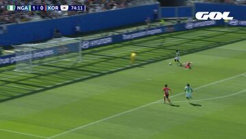 El golazo supers¨®nico de Oshoala, la delantera del Bar?a
