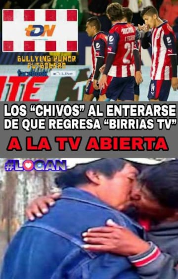 Chivas remonta gracias a Campestrini y los memes no se detienen