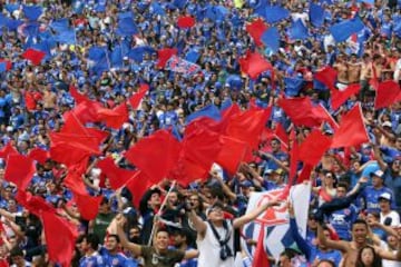 Fue una tarde de color en el Nacional, hasta que cayó el proyectil.