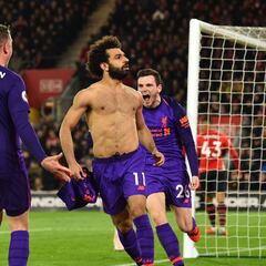 El Liverpool sufre para ganar al Southampton y se pone líder