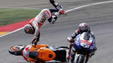 As&iacute; acab&oacute; Pedrosa en el circuito de MotorLand despu&eacute;s de una aver&iacute;a en el control de tracci&oacute;n de su Honda.