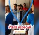 El cariñoso recibimiento que tuvo Iturra en su visita a Málaga