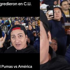 Fan del América abandonó C.U. tras ser agredido e insultado