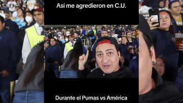 Fan del América abandonó C.U. tras ser agredido e insultado